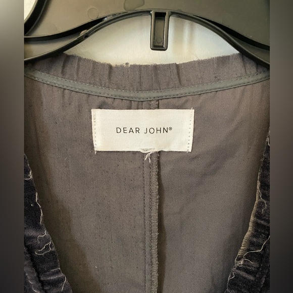 Dear John YANIS VELVETY TOP WINTER GREY. L - Picture 4 of 8